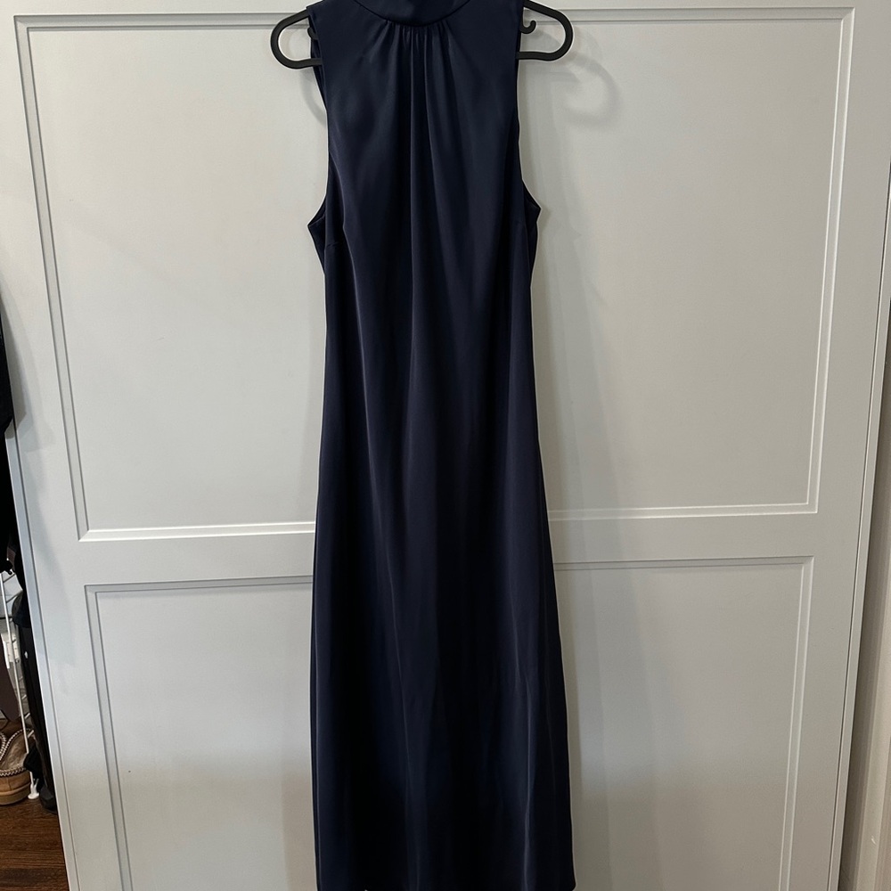 Ted Baker Navy Sleeveless Midi Slip Dress